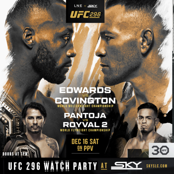 12.16 UFC 296 Watch Party at Sky SLC Event Photo