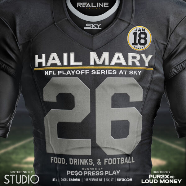 1.18 Hail Mary Kickoff Weekend: NFL at Sky SLC Event Photo