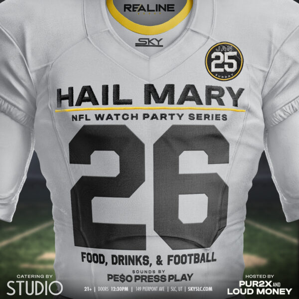 1.25 Hail Mary Midfield Sunday: NFL at Sky SLC Event Photo